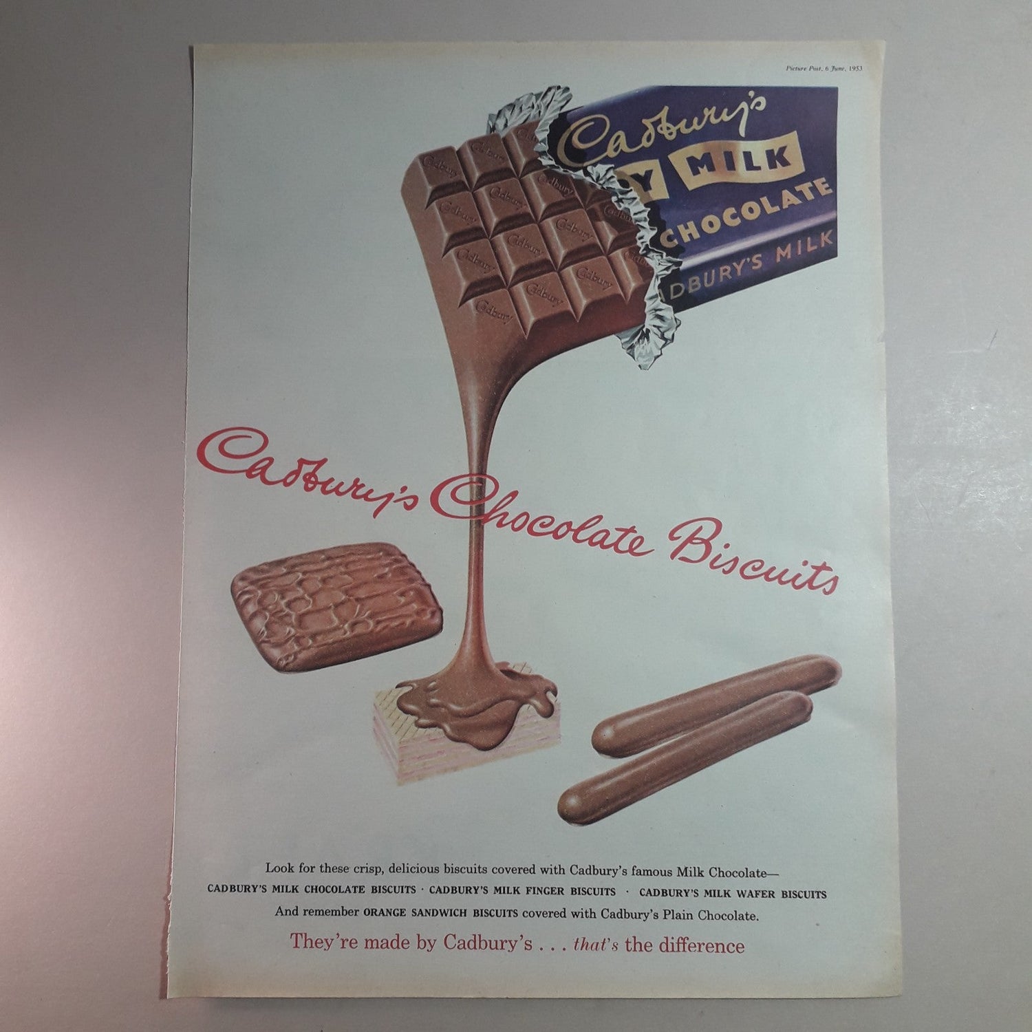 vintage magazine adverts of food